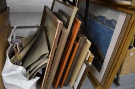A large quantity of paintings and prints etc.