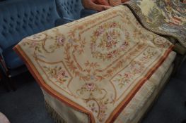 An Aubusson style tapestry wall hanging 185cm x 115cm.