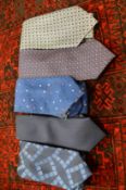 A collection of Gentlemans designer ties.