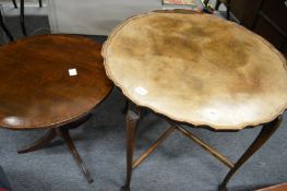 Two occasional tables.