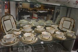 A quantity of Paragon tea ware comprising eleven tea plates, eleven saucers, ten cups, pair of