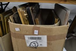 Box of various paintings and prints.