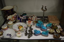 Floral decorated porcelain jug and collectable china etc.