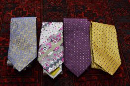 A collection of Gentlemans designer ties.