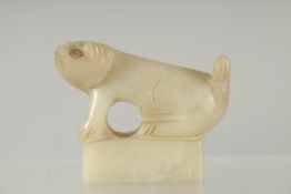 A CHINESE JADE CARVING.