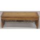 A CHINESE REDWOOD OPIUM TABLE 4ft long, 1ft4ins high. - Image 1 of 3