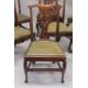 A GOOD HARLEQUIN SET OF EIGHT GEORGE II IRISH MAHOGANY DINING CHAIRS with comb back, slats, - Image 2 of 4