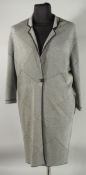 A PURE COLLECTION, CASHMERE AND COTTON LIGHTWEIGHT COAT. Size 14, as new.