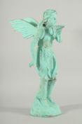 A CAST IRON FAIRY. 20ins high.