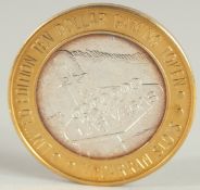 A LIMITED EDITION TEN DOLLAR GAMING TOKEN.