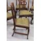 A GOOD HARLEQUIN SET OF EIGHT GEORGE II IRISH MAHOGANY DINING CHAIRS with comb back, slats, - Image 3 of 4