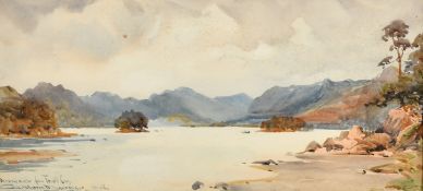 William Alister MacDonald (1860-1956) British, 'Derwentwater from Friars Cragg', watercolour,
