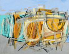 20th Century, an abstract, mixed media, 15