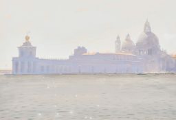 Michael Felmingham (20th Century), 'The Salute and the Dogana', watercolour, signed, 15.25