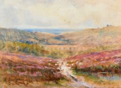 Henry Hadfield Cubley, 'The Pool Whitby', oil on panel, signed, inscription verso, signed and