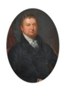 19th Century English School, a pair of portraits of Mr and Mrs Thomas Waterhouse of Birmingham, oil,