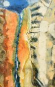 Alison Milner-Gulland (20th Century), Untitled abstract, mixed media, signed in pencil, 20.75