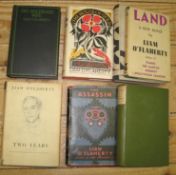 O'FLAHERTY (Liam) Thy Neighbour's Wife, 8vo, clo., (no d.w.), 1st Edn., L., 1923; & 6 other 1st