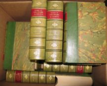 DICKENS (Charles) Works, 15 vols, 8vo, later quarter green crushed morocco, Waverley Book Co., n.d.,