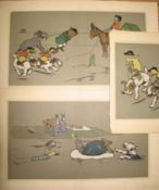 ALDIN (Cecil) 3 x col. plates, u/f.