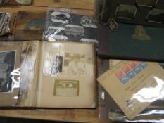 PHOTOGRAPH ALBUMS including PALESTINE, Italy, France, India, 1941 aerial views of Tripoli, etc.,