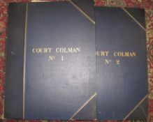 [WALES] 2 x elephant folios [29 x 22 inches], entitled 