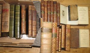 [COMBE (William)] The R - L Register, 9 vols in 5, 12mo, speckled calf (worn), Royal bookplate,
