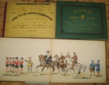 COSTUME PANORAMAS, a collection of 7 obl. folio col. panoramas, original covers (some loose), 1850's