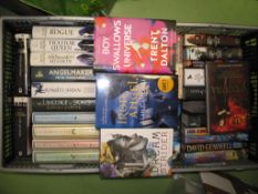 [FANTASY] A quantity of fantasy novels, mostly first editions, the Peter V Brett signed by the