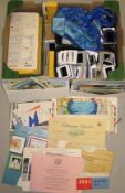 GHANA: box of ephemera, photographs & slides of a British couple's travels in Ghana 1960's. (Q).