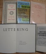 [PRINTING] Design in Modern Printing. D.I.A. Yearbook 1927-8; 4 others on printing by Oliver