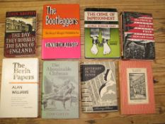 [NON-FICTION] eight volumes, diverse subjects incl. prohibition, clubs, robbery etc. (8).