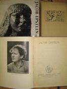 JACOB EPSTEIN, by Richard Buckle, 4to, Faber 1963 1st.edition d/w.; & two others on Epstein. (3).