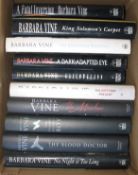 [CRIME FICTION] collection of works by BARBARA VINE, and P. D. James, incl. 1st Edns. (Q).