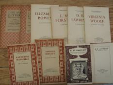 [BIOGRAPHY / BIBLIOGRAPHY] small collection of books & pamphlets (Q).