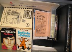 [MAGIC / CONJURING] q. of books, offprints, ephemera & periodicals, 20th c. (2 boxes).