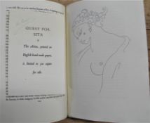 PEAKE (Mervyn) illustrator: Quest for Sita. By Maurice Collis. 1/500 copies 1946 in d/w. Illustrated