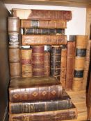 [BINDINGS] antiquarian, of mostly leatherbound books; incl. Welsh language, early 19th c., (incl.