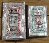 [BINDINGS] Bible & BCP with m.o.p. & foil overlays, Palestine, 1940's (2).