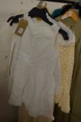 Christening gowns and other items.