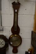 Georgian barometer/thermometer.