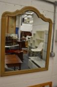 An Oka arch topped mirror.