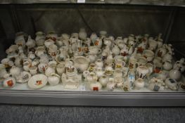 A large collection of crested china.