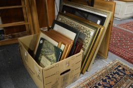 A collection of paintings, prints and engravings.