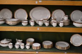 A comprehensive Royal Albert Holyrood dinner service.