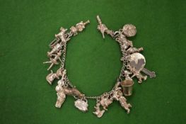 A charm bracelet.
