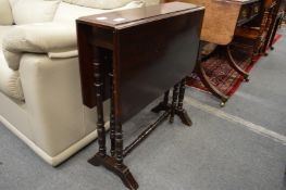 An Edwardian mahogany Sutherland table.