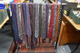 A quantity of Gentleman's designer ties.