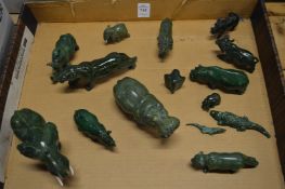 Malachite and similar model animals.