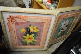 Two decorative pictures.